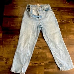 Abercrombie jeans, NWOT. 90s straight ultra high rise